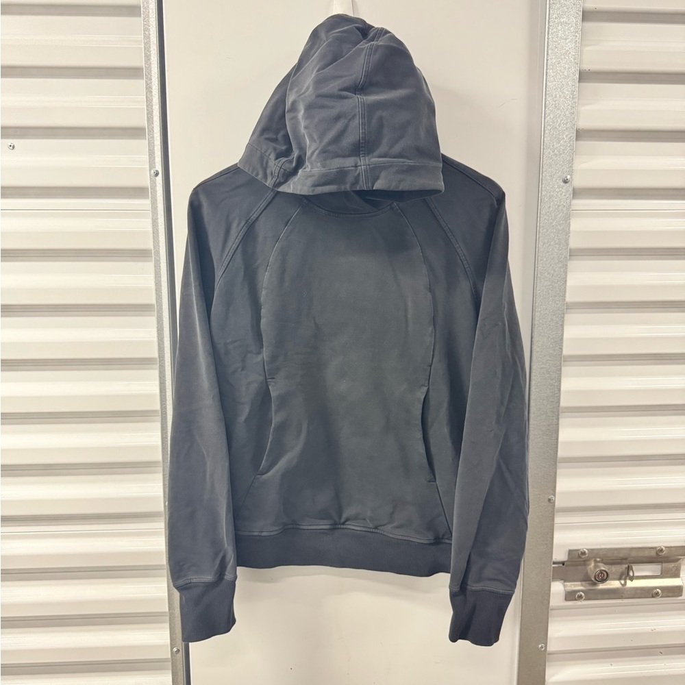 Lululemon Scuba Pullover Hoodie Black‎ Athletic Runner Womens S/M Yoga Gym Run - Picture 10 of 11